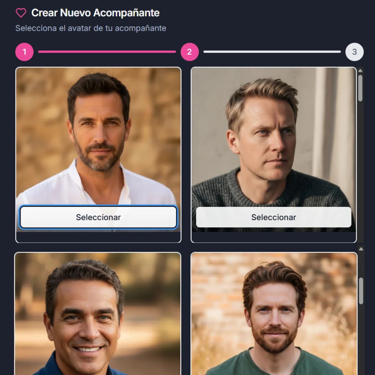 Elige tu Acompañante